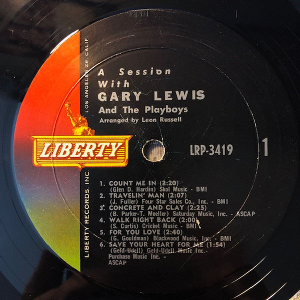 Gary Lewis And The Playboys – A Session With Gary Lewis And The Playboys