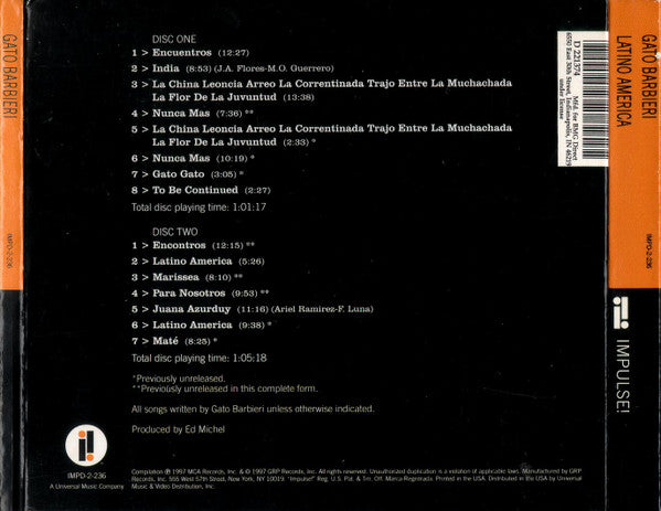 Gato Barbieri – Latino America