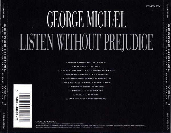 George Michael – Listen Without Prejudice Vol. 1