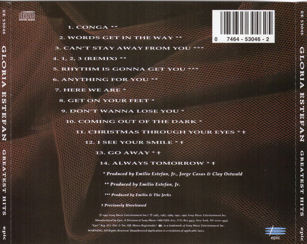 Gloria Estefan – Greatest Hits