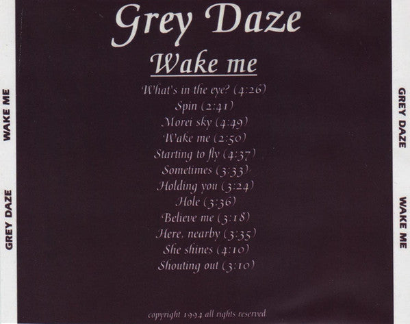 Grey Daze – Wake Me