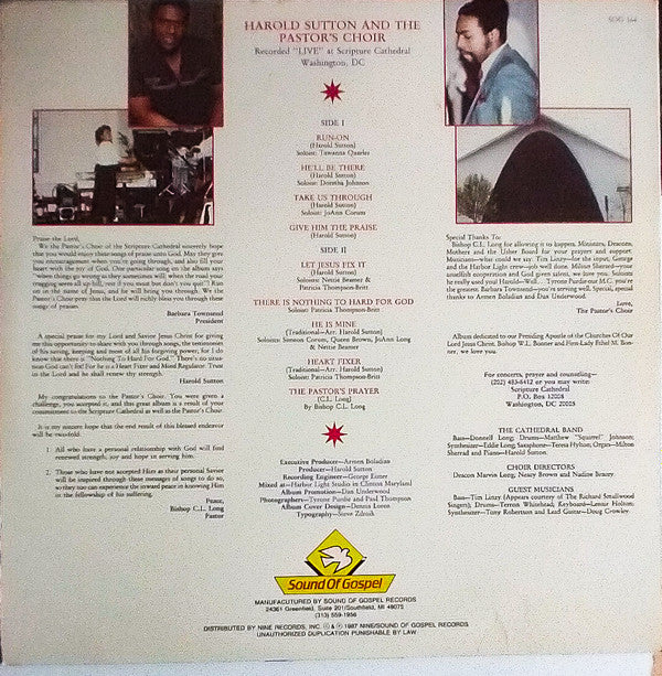 Harold Sutton & The Pastor's Choir – Give Him The Praise!