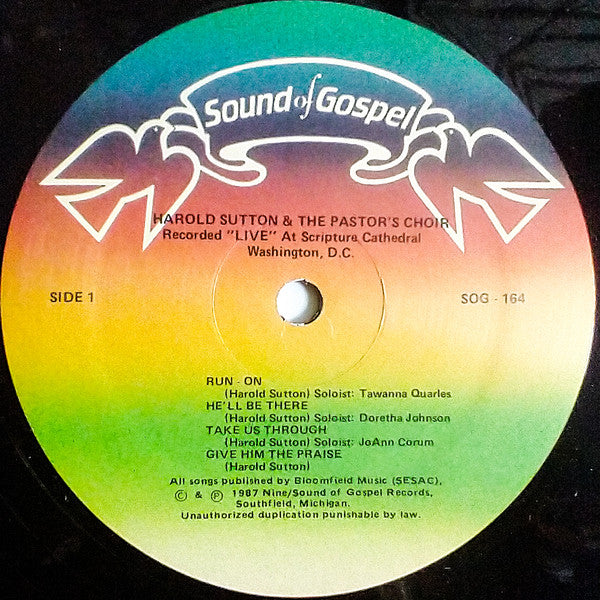 Harold Sutton & The Pastor's Choir – Give Him The Praise!