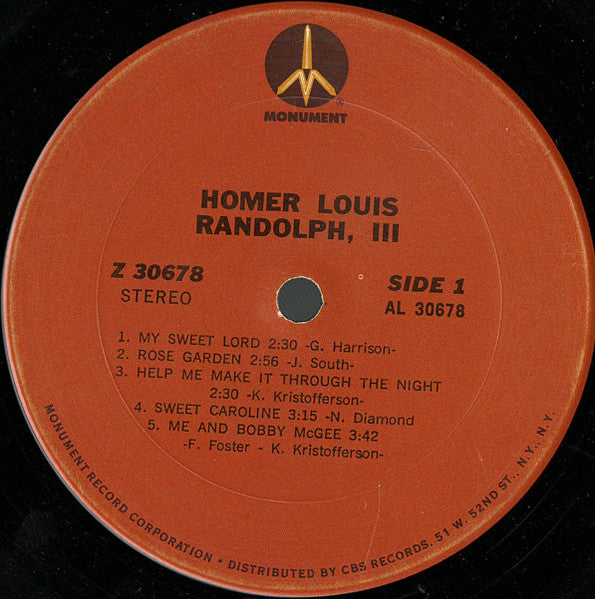 Homer Louis Randolph, III – Homer Louis Randolph, III