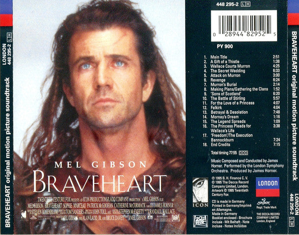 James Horner Performed By London Symphony Orchestra – Braveheart (Original Motion Picture Soundtrack)