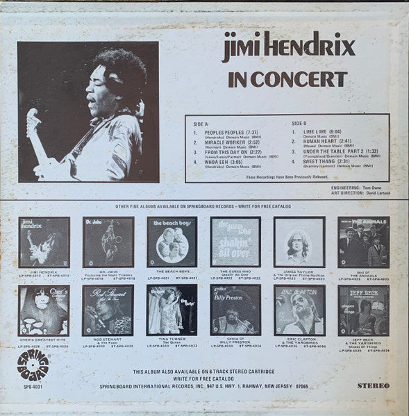Jimi Hendrix – In Concert