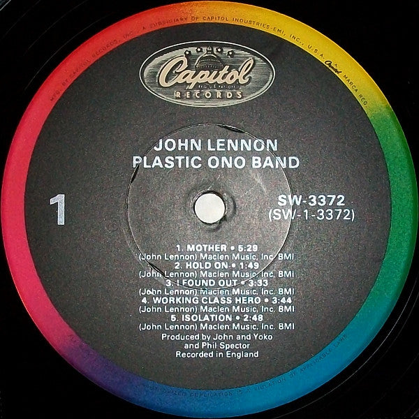 John Lennon & The Plastic Ono Band – John Lennon/Plastic Ono Band