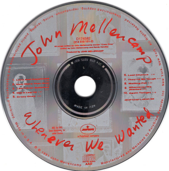 John Mellencamp – Whenever We Wanted
