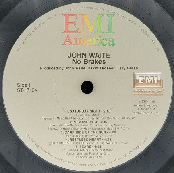 John Waite – No Brakes