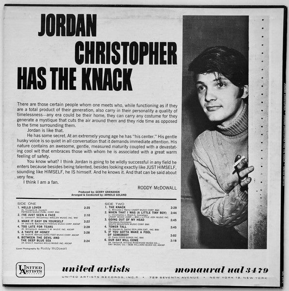 Jordan Christopher – Jordan Christopher Has The Knack