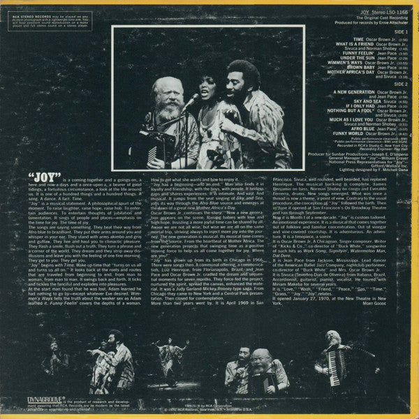 Oscar Brown Jr. / Jean Pace / Sivuca – Joy
