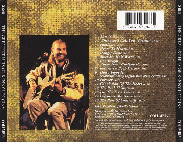 Kenny Loggins – Yesterday, Today, Tomorrow: The Greatest Hits Of Kenny Loggins