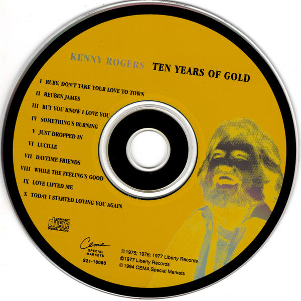 Kenny Rogers – Ten Years Of Gold