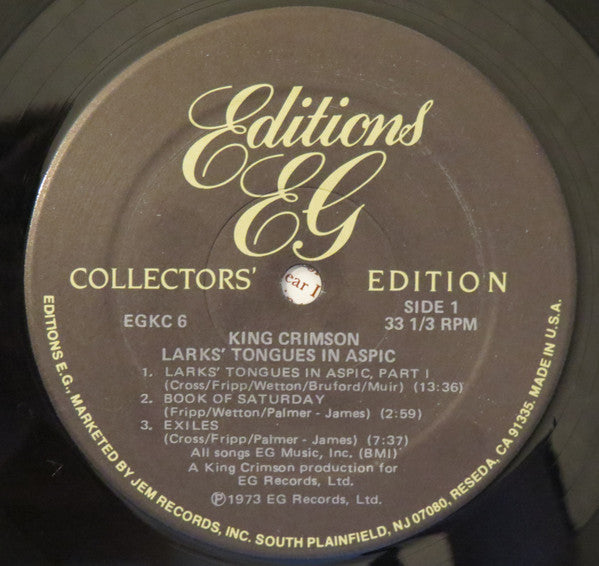 King Crimson – Larks' Tongues In Aspic