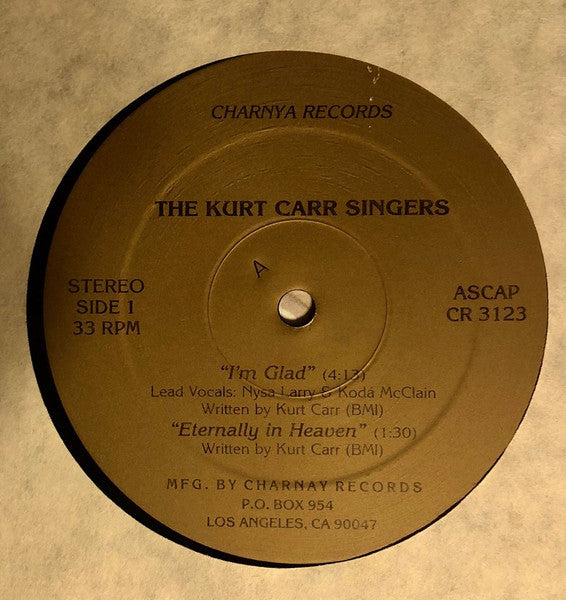 The Kurt Carr Singers – I'm Glad