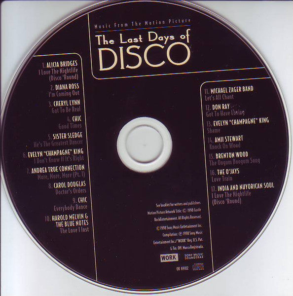 Various – The Last Days Of Disco (Music From The Motion Picture)