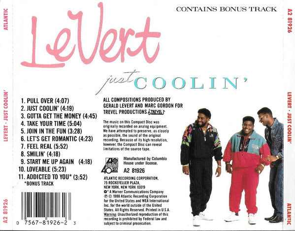 Levert – Just Coolin'