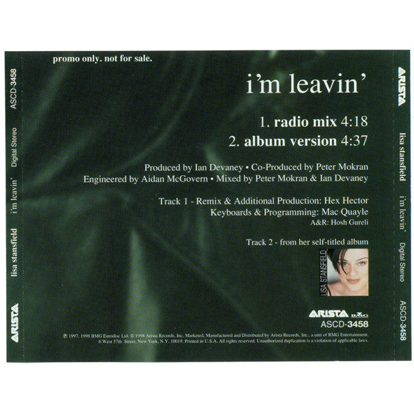 Lisa Stansfield – I'm Leavin'