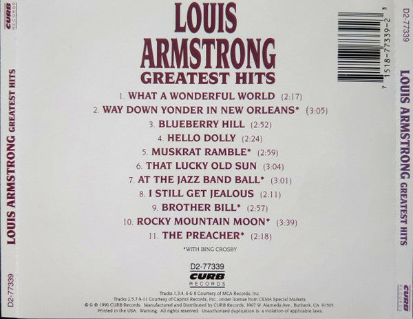 Louis Armstrong – Greatest Hits