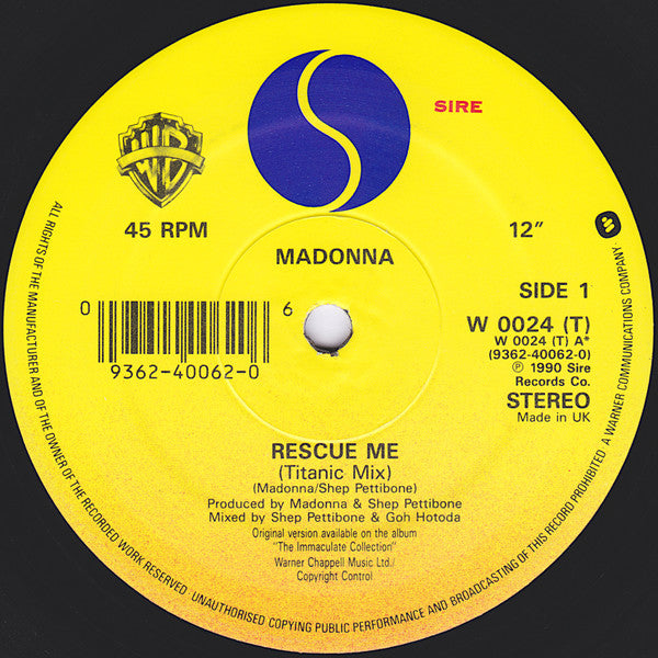 Madonna – Rescue Me
