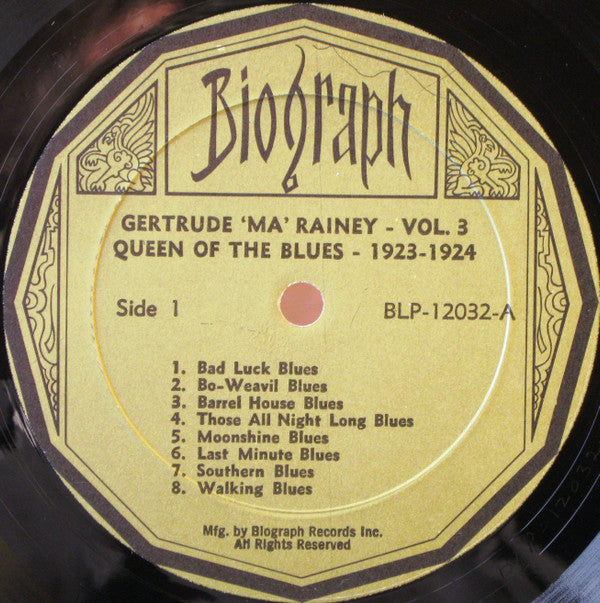 Gertrude "Ma" Rainey – Queen Of The Blues (Volume 3 1923-1924)