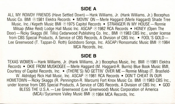 Various – The Best Of Marlboro Country Music Volume I