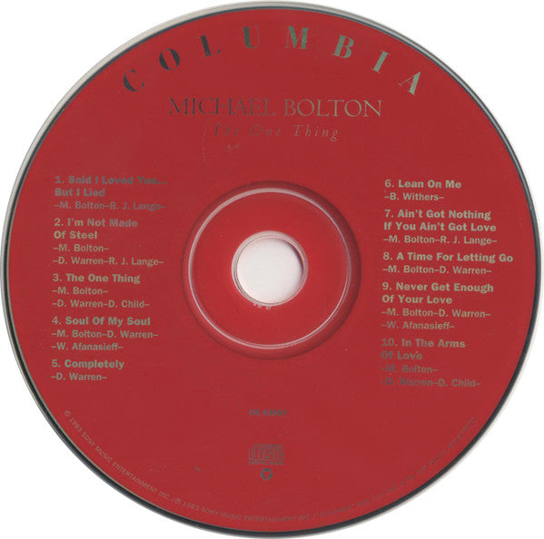 Michael Bolton – The One Thing