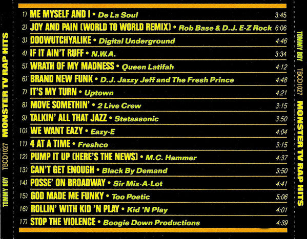 Various – Monster TV Rap Hits