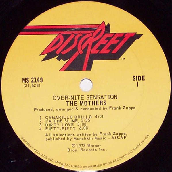 The Mothers – Over-Nite Sensation