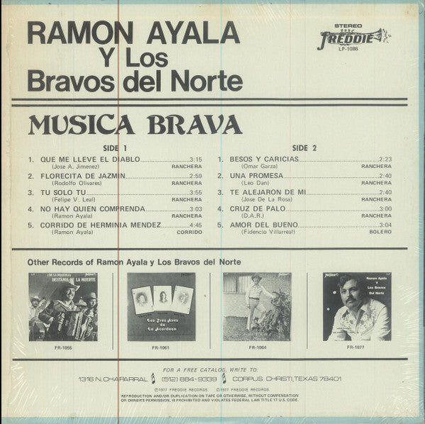 Los Bravos del Norte de Ramón Ayala – Musica Brava