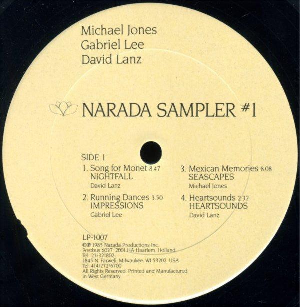 Michael Jones, Gabriel Lee, David Lanz – Narada Sampler #1
