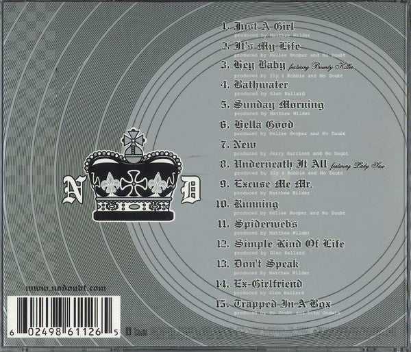 No Doubt – The Singles 1992 - 2003