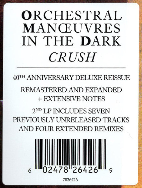 Orchestral Manoeuvres In The Dark – Crush 40th Anniversary