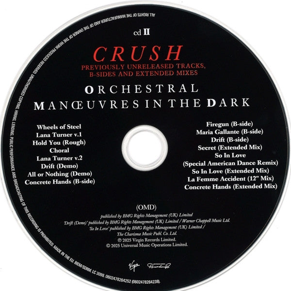 Orchestral Manœuvres In The Dark – Crush 40th Anniversary