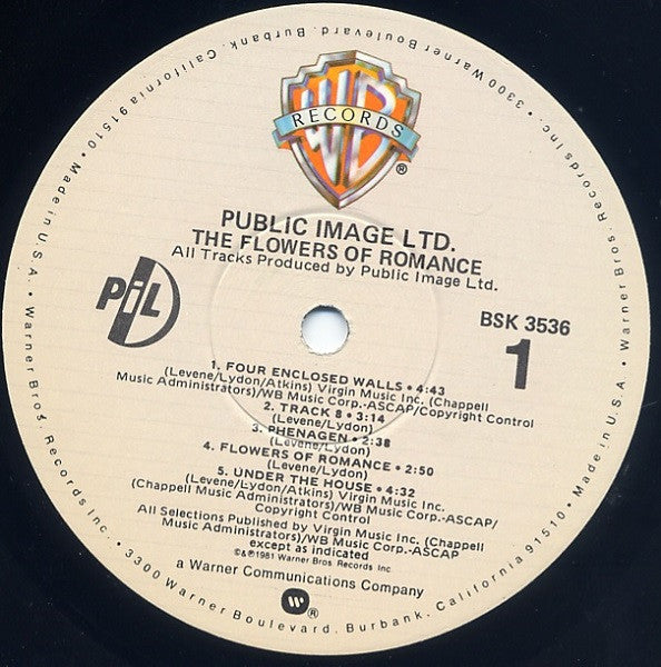 Public Image Ltd. – The Flowers Of Romance