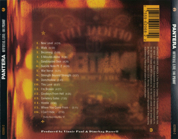 Pantera – Official Live: 101 Proof