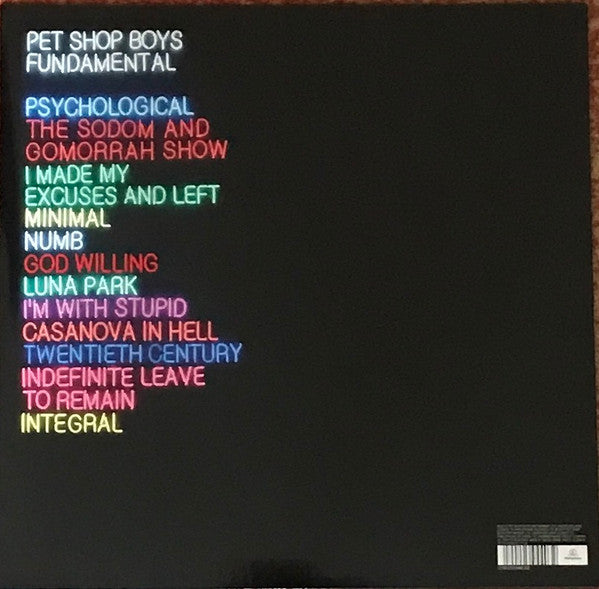 Pet Shop Boys – Fundamental