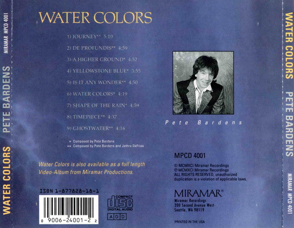Pete Bardens – Water Colors