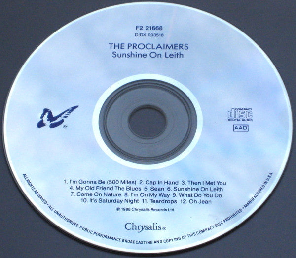 The Proclaimers – Sunshine On Leith
