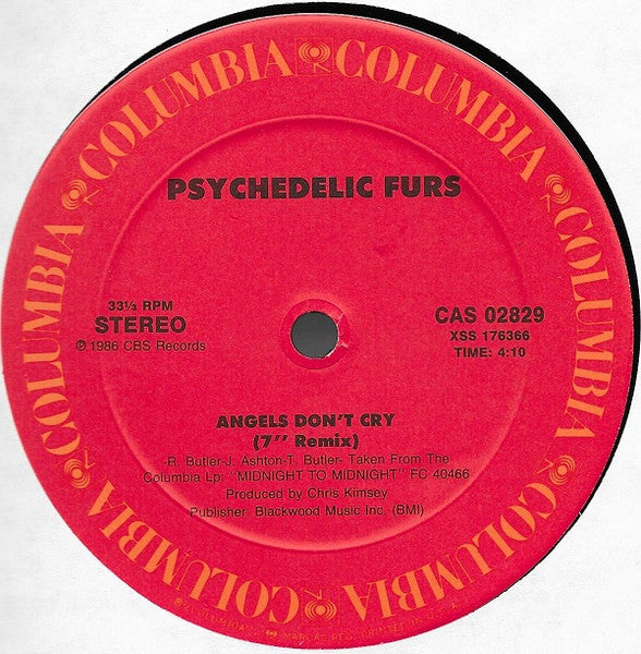 The Psychedelic Furs – Angels Don't Cry