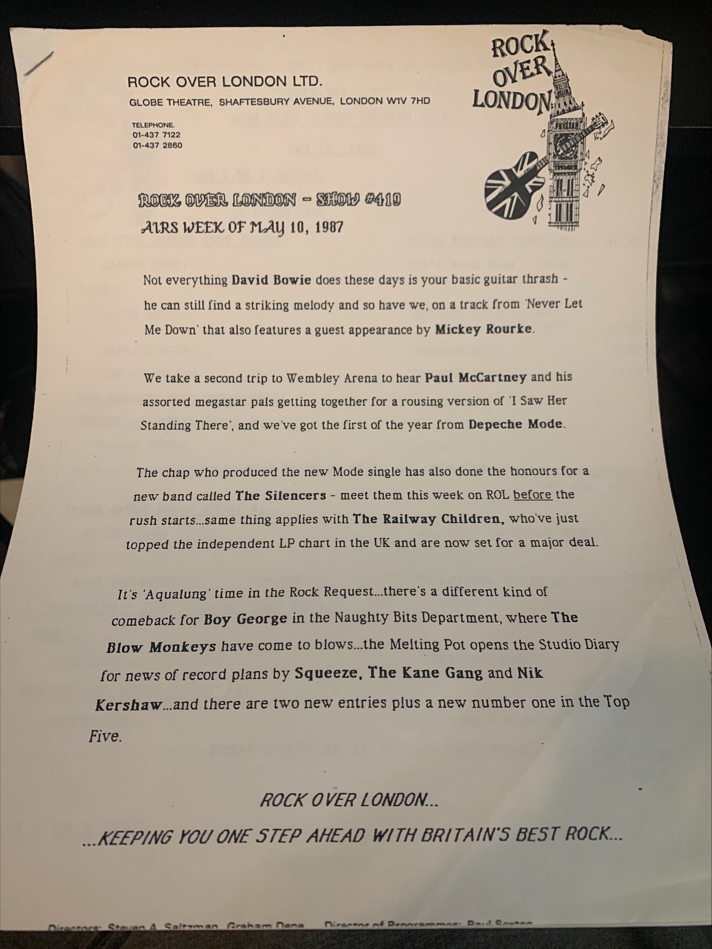 Various – Rock Over London #419