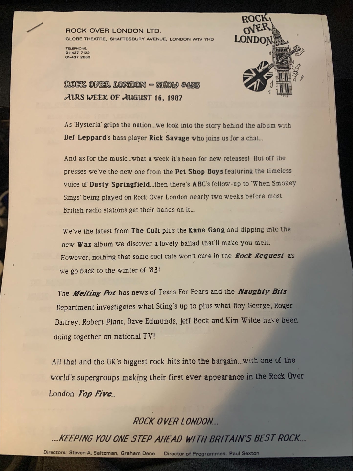 Various – Rock Over London #433