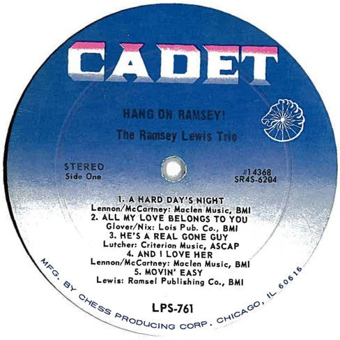 The Ramsey Lewis Trio – Hang On Ramsey!