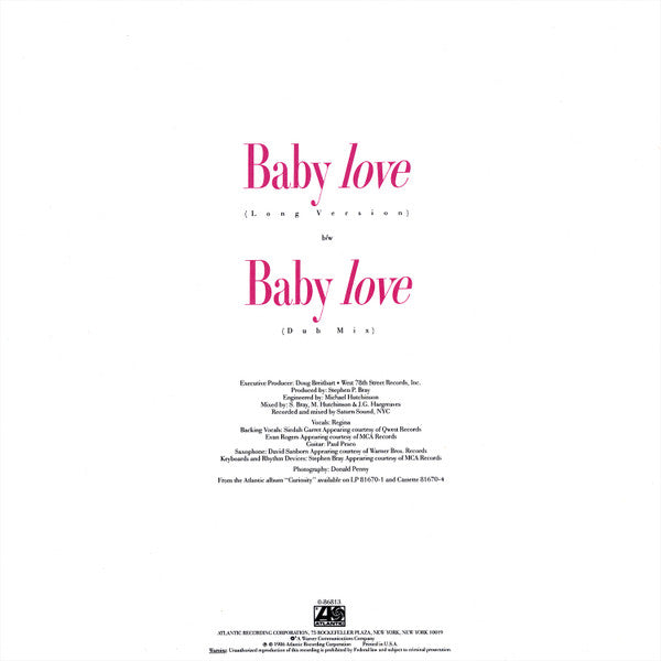 Regina – Baby Love