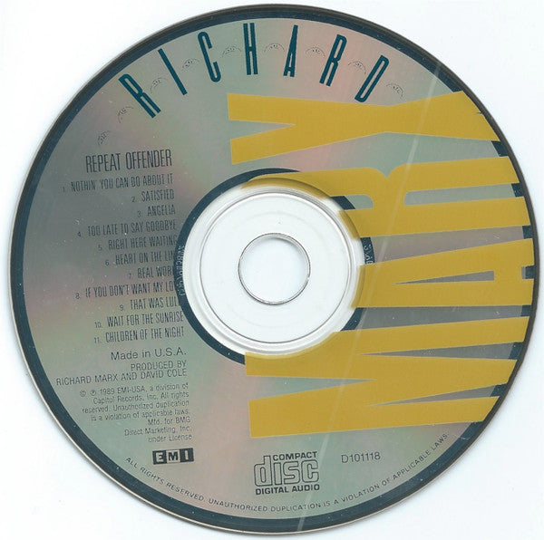 Richard Marx – Repeat Offender