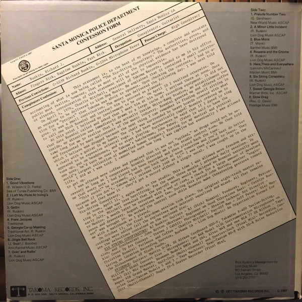 Rick Ruskin – The Six String Conspiracy