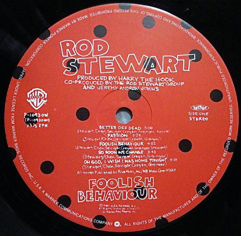 Rod Stewart – Foolish Behaviour