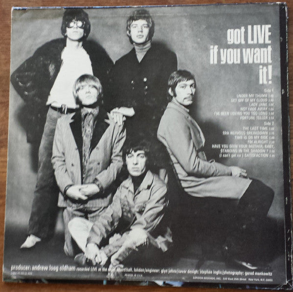 The Rolling Stones – Got Live If You Want It!