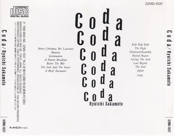 Ryuichi Sakamoto – Coda