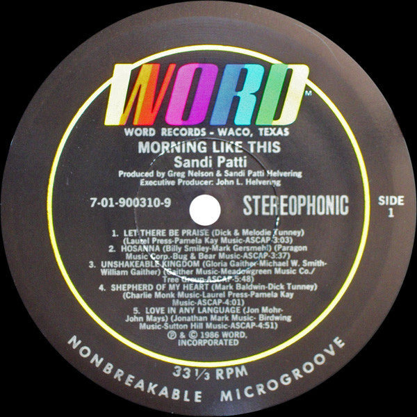 Sandi Patti – Morning Like This